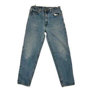Vintage Levi’s 550 Blue Denim Jeans Size 34x34 Relax Fit Tapered Leg USA Made